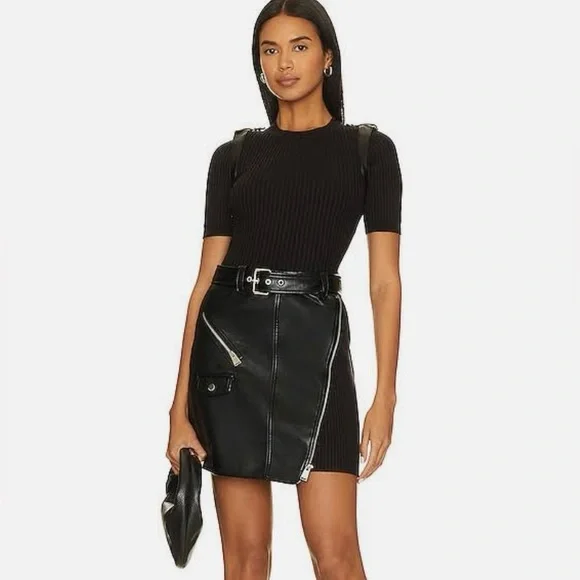 Jonathan Simkhai | Dresses | Simkhai Anisa Belted Mini Dress In Black |  Poshmark